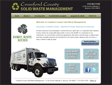 Tablet Screenshot of crawfordcountysolidwaste.com